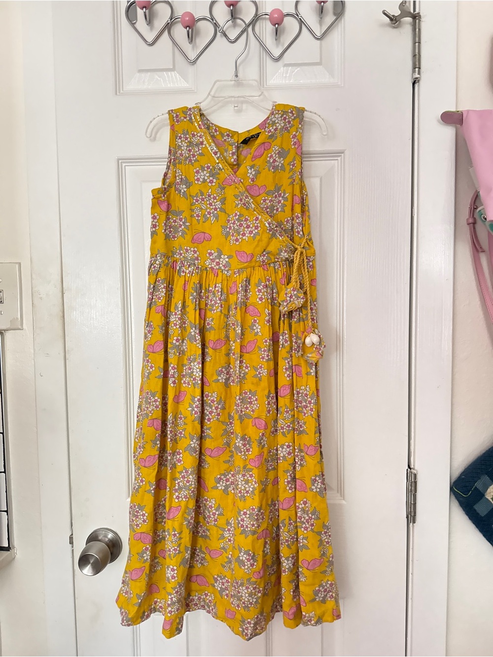 Melange Floral Butterfly Symphony Dress